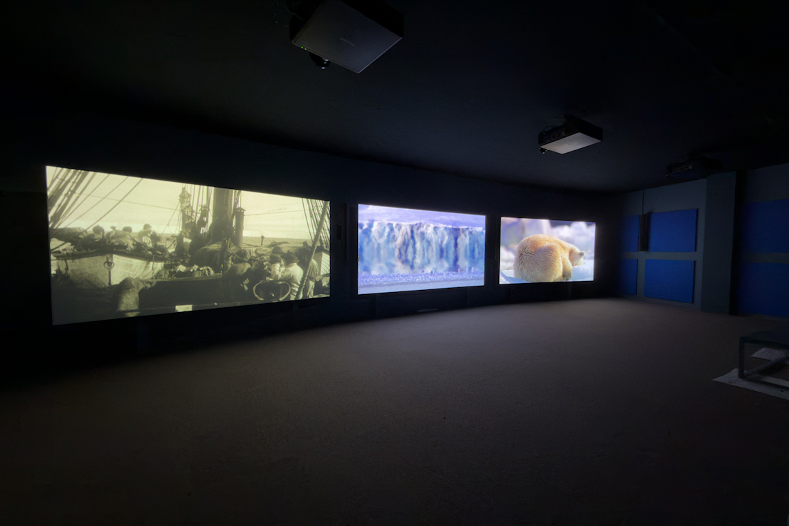 video con immagini di paesaggi, animali e pescatori